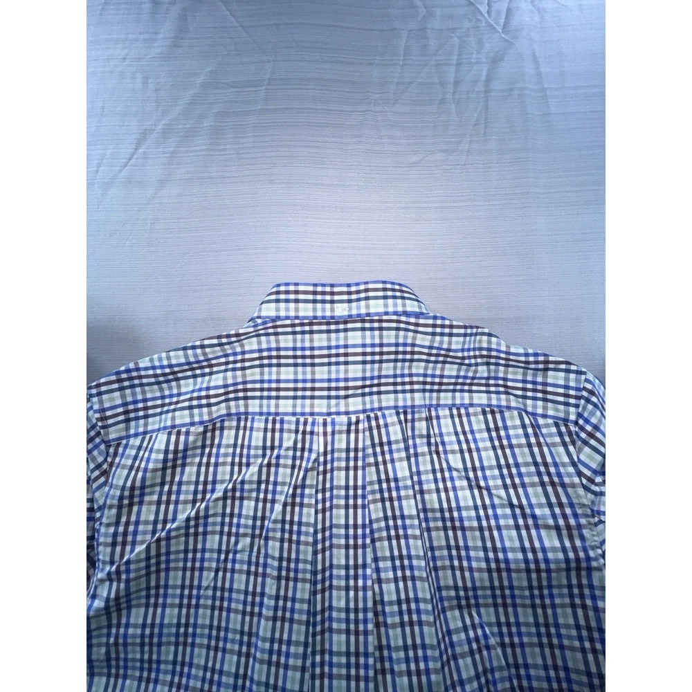 Duluth Trading Co Wrinkle Fighter Multicolor Plaid Button Up Shirt Mens SZ 2XLT - Picture 9 of 16